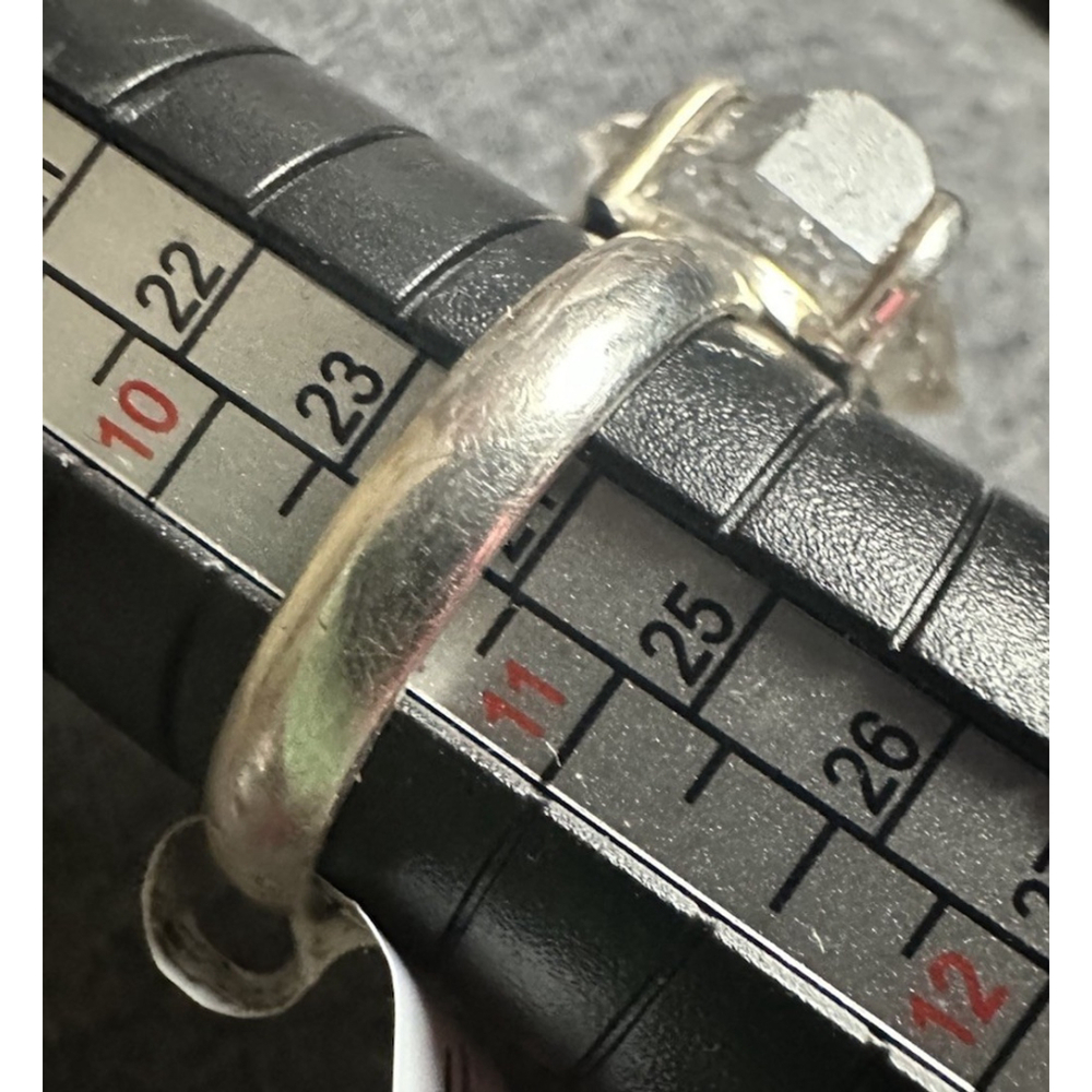 Big Herkimer Diamond Ring Sz 11 925 Sterling Silver Jewelry Mega Quartz Energy - Picture 5 of 11